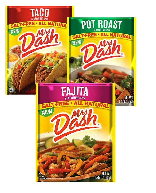 Mrs. Dash Pot Roast, Fajita OR Taco Seasoning Mixes | eBay