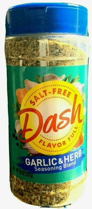  Dash Salt-Free Seasoning Blend, Garlic & Herb, 6.75