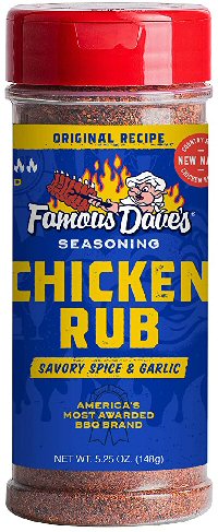 Famous Dave's Seasoning, Rib Rub - 5.5 oz
